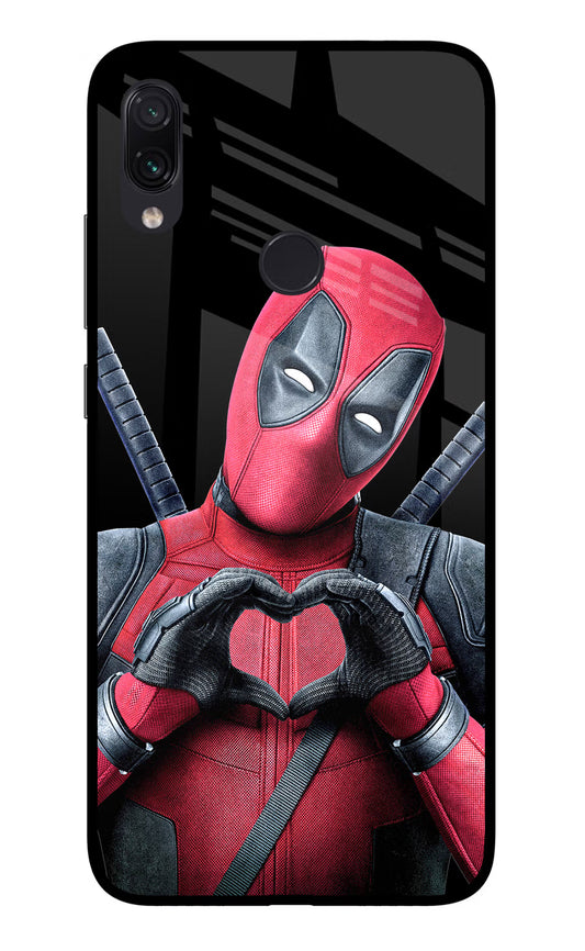 Deadpool Redmi Note 7 Pro Glass Case