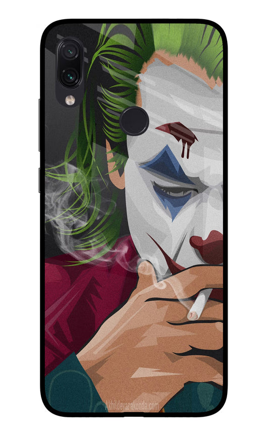 Joker Smoking Redmi Note 7 Pro Glass Case