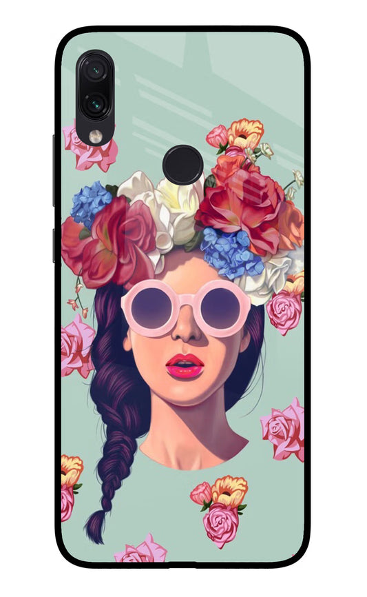 Pretty Girl Redmi Note 7 Pro Glass Case