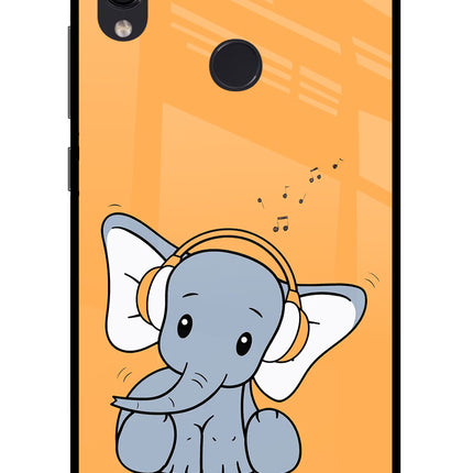 High On Music Redmi Note 7 Pro Glass Case Back Cover by Casekaro