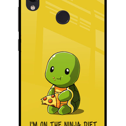 I'm on Ninja Diet Redmi Note 7 Pro Glass Case Back Cover by Casekaro