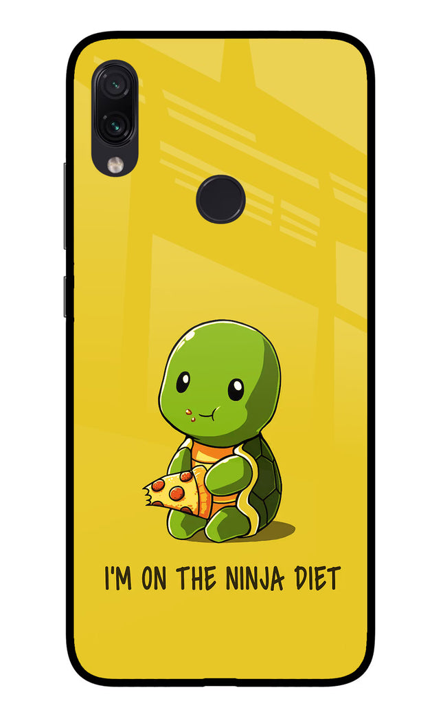I'm on Ninja Diet Redmi Note 7 Pro Glass Case Back Cover by Casekaro