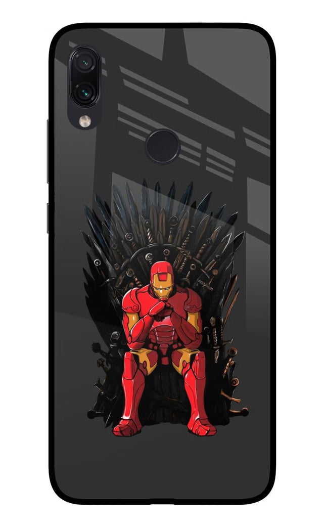 Ironman Throne Redmi Note 7 Pro Glass Case Back Cover by Casekaro