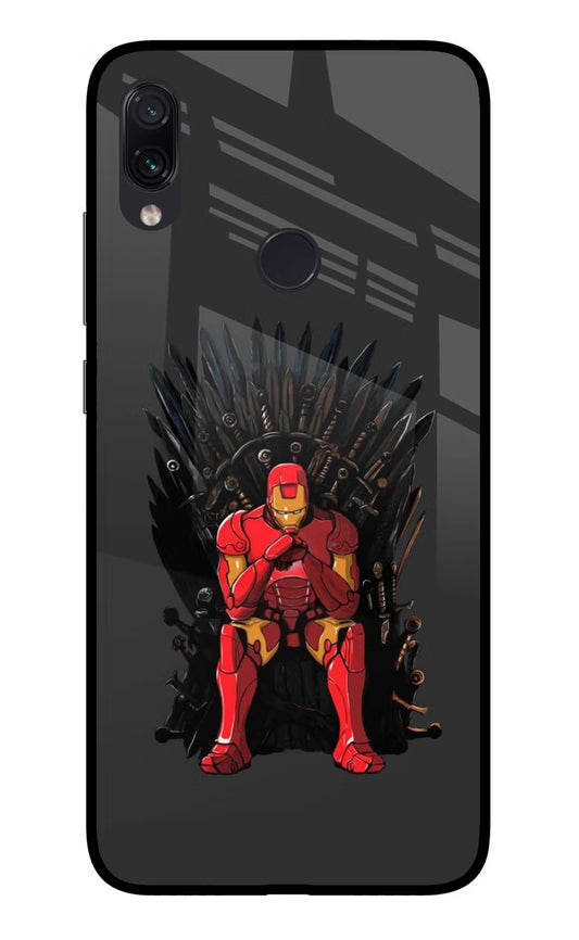 Ironman Throne Redmi Note 7 Pro Glass Case