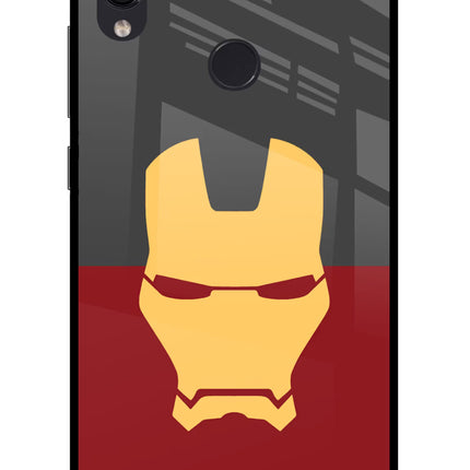 Ironman Redmi Note 7 Pro Glass Case Back Cover by Casekaro