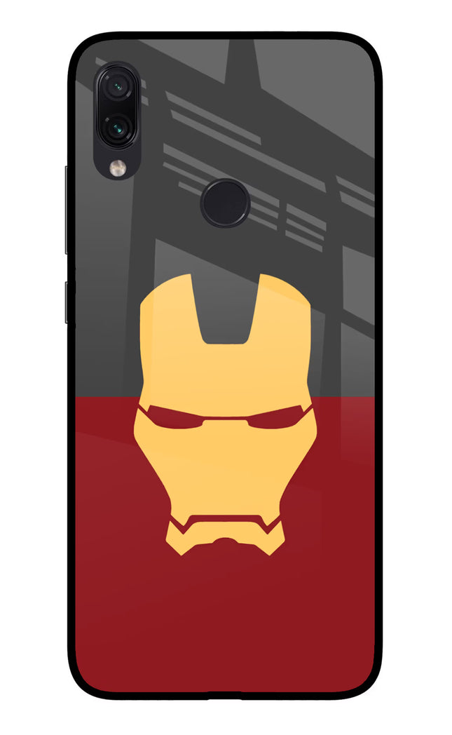 Ironman Redmi Note 7 Pro Glass Case Back Cover by Casekaro