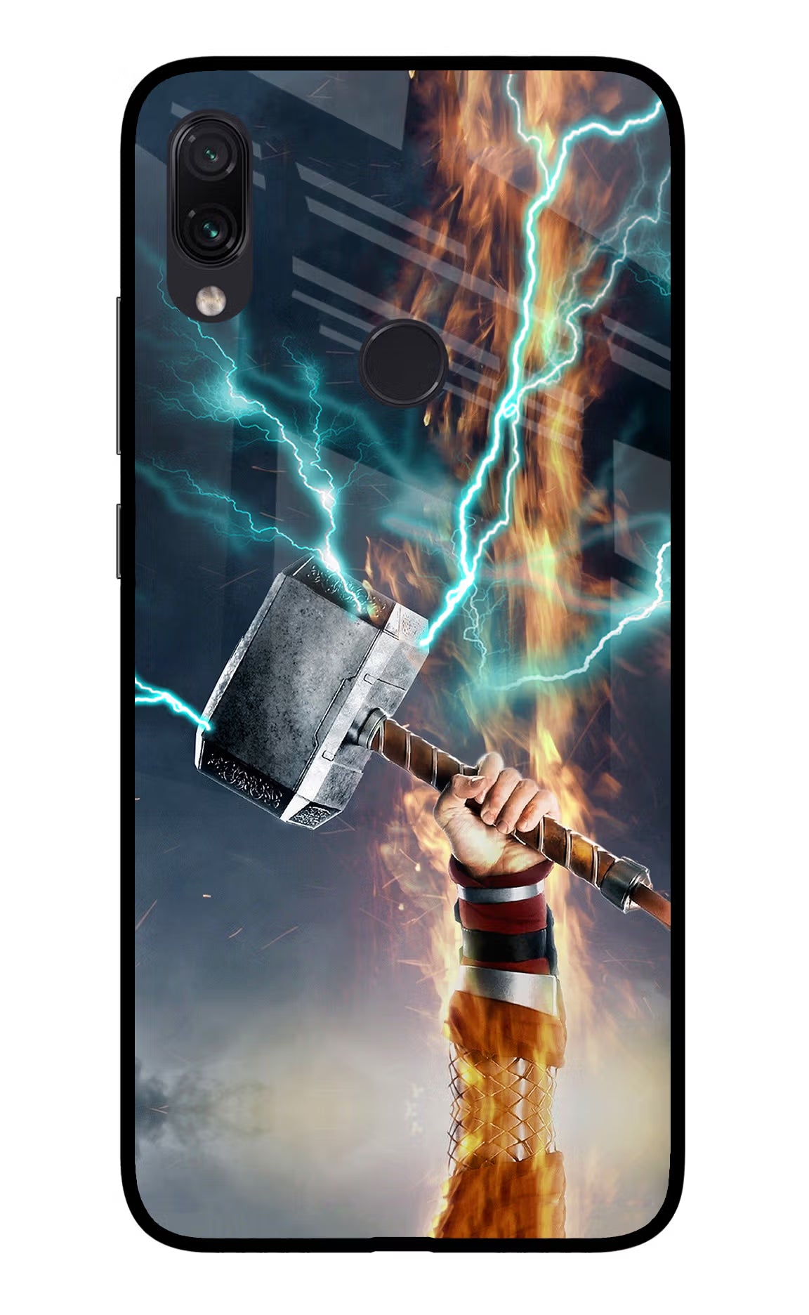 Thor Hammer Mjolnir Redmi Note 7 Pro Glass Case
