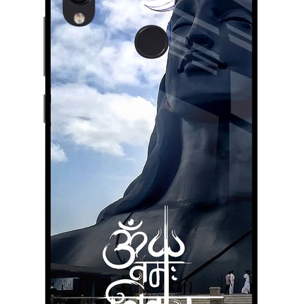 Om Namah Shivay Redmi Note 7 Pro Glass Case Back Cover by Casekaro