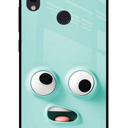Funny Cartoon Redmi Note 7 Pro Glass Case Back Cover by Casekaro