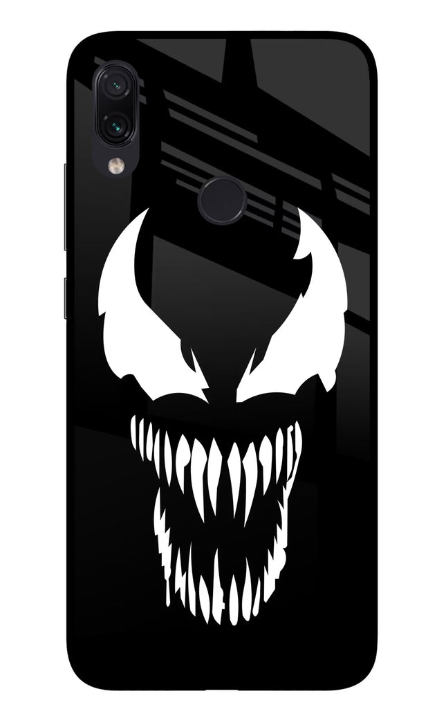 Venom Redmi Note 7 Pro Glass Case Back Cover by Casekaro