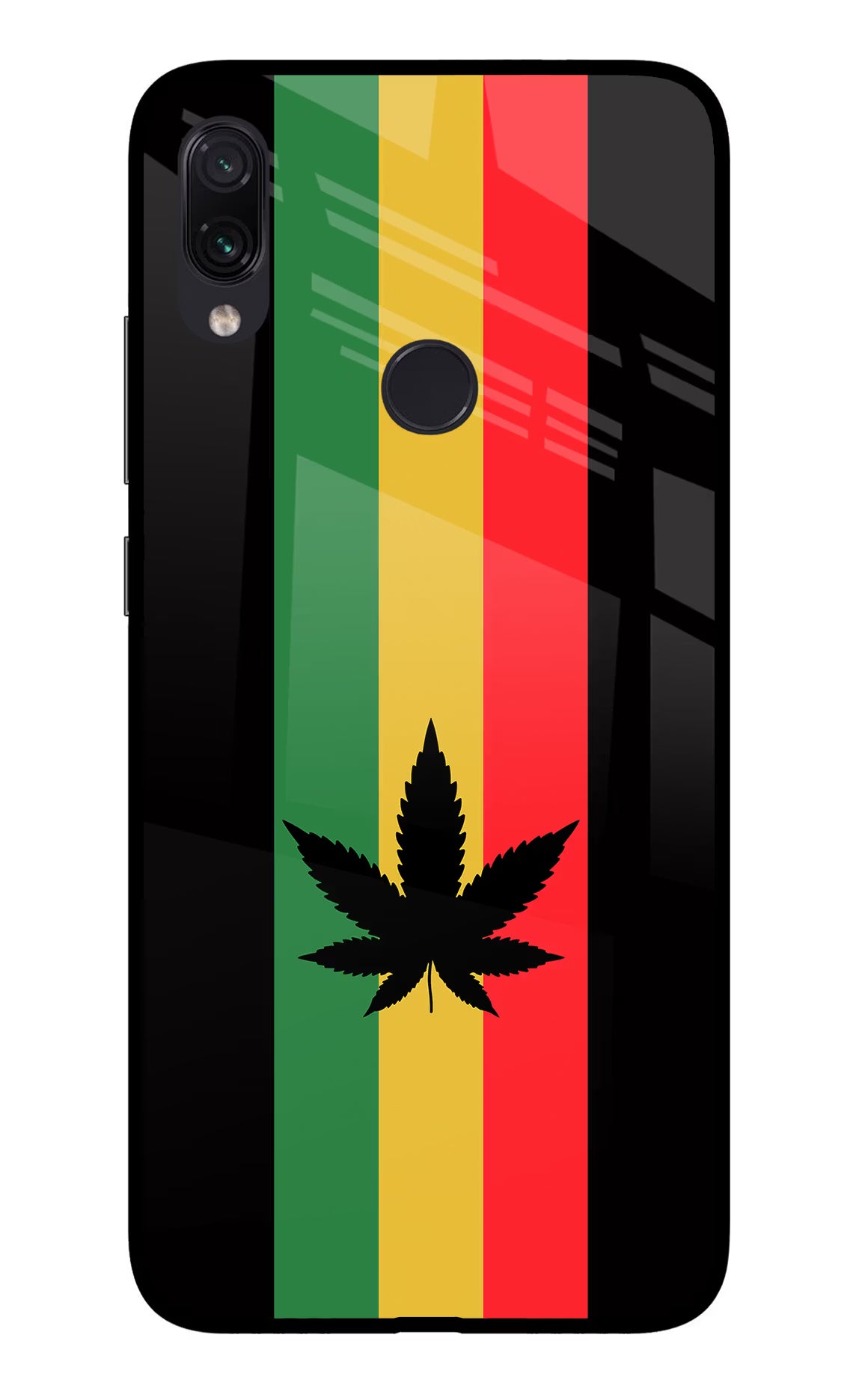 Weed Flag Redmi Note 7 Pro Glass Case