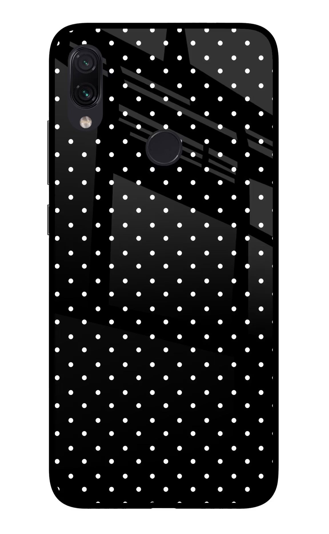 White Dots Redmi Note 7 Pro Glass Case