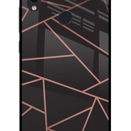 Geometric Pattern Redmi Note 7 Pro Glass Case Back Cover by Casekaro
