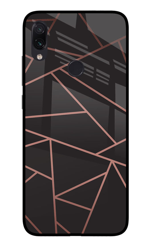 Geometric Pattern Redmi Note 7 Pro Glass Case