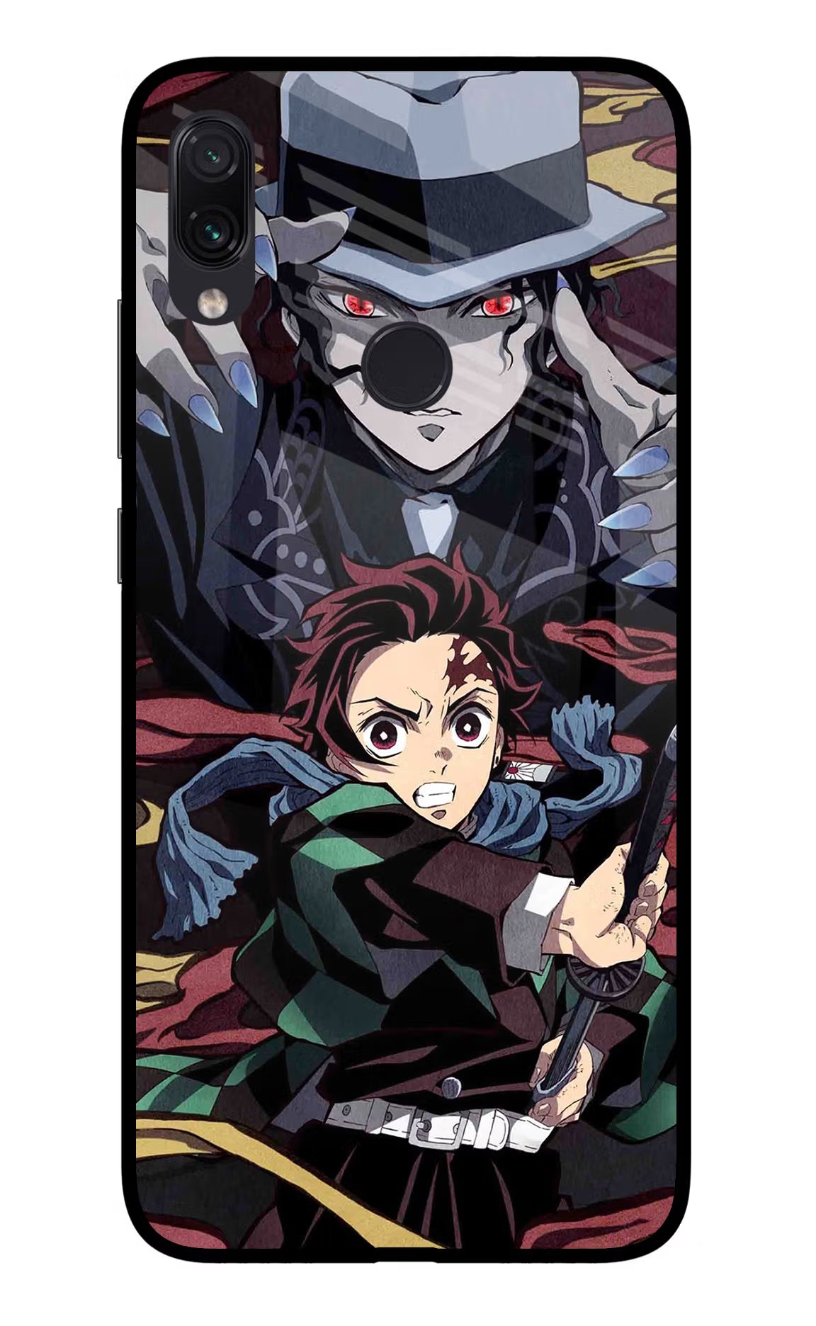 Demon Slayer Redmi Note 7 Pro Glass Case Back Cover by Casekaro