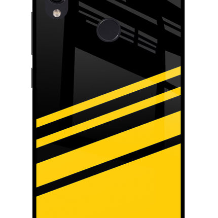 Yellow Shades Redmi Note 7 Pro Glass Case Back Cover by Casekaro