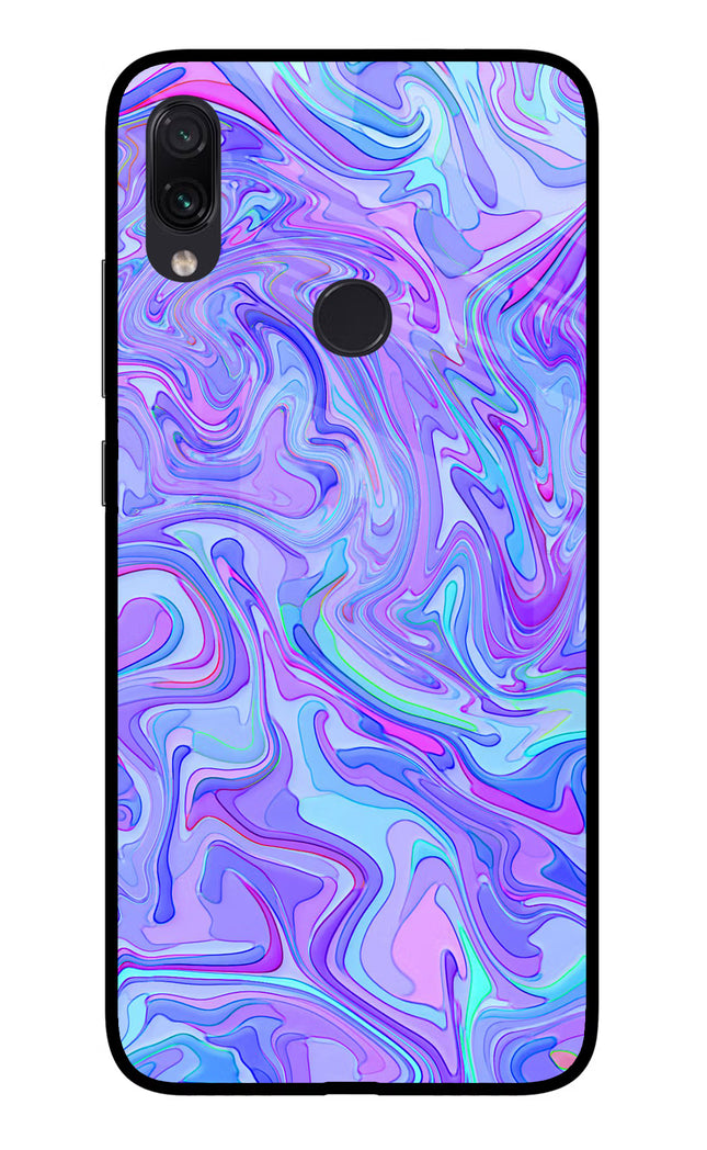 Glitter Redmi Note 7 Pro Glass Case Back Cover by Casekaro