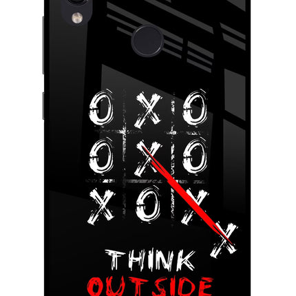 Think out of the BOX Redmi Note 7 Pro Glass Case Back Cover by Casekaro
