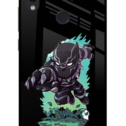 Black Panther Redmi Note 7 Pro Glass Case Back Cover by Casekaro