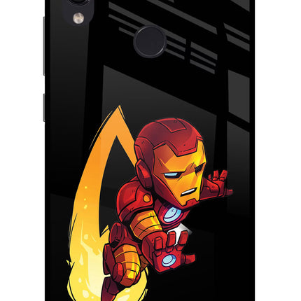 IronMan Redmi Note 7 Pro Glass Case Back Cover by Casekaro