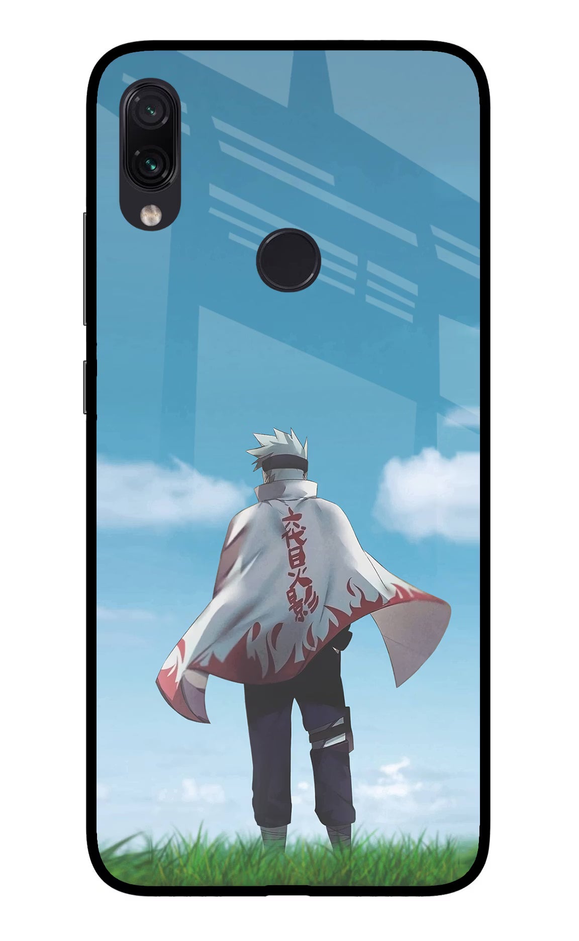 Kakashi Redmi Note 7 Pro Glass Case Back Cover by Casekaro