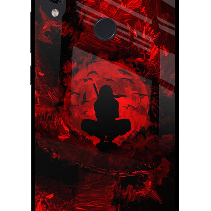 Itachi Uchiha Redmi Note 7 Pro Glass Case Back Cover by Casekaro