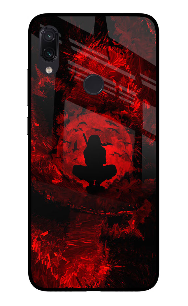 Itachi Uchiha Redmi Note 7 Pro Glass Case Back Cover by Casekaro
