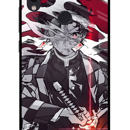 Demon Slayer Redmi Note 7 Pro Glass Case Back Cover by Casekaro