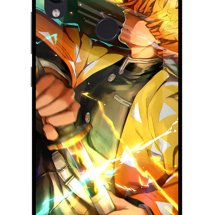 Demon Slayer Redmi Note 7 Pro Glass Case Back Cover by Casekaro