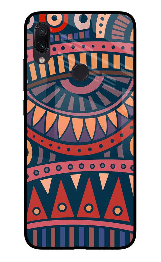 African Culture Design Redmi Note 7 Pro Glass Case