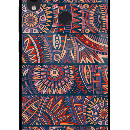 African Culture Design Redmi Note 7 Pro Glass Case Back Cover by Casekaro
