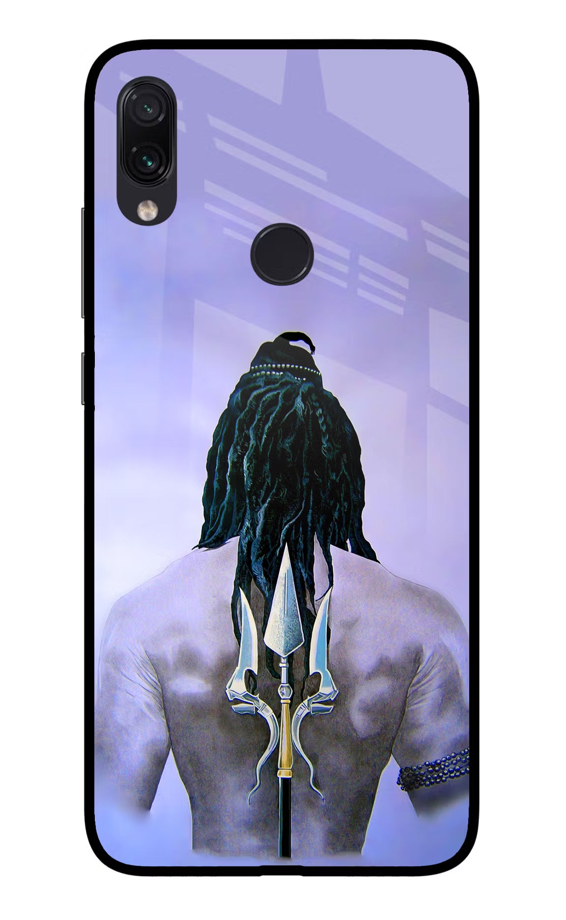 Shiva Redmi Note 7 Pro Glass Case Back Cover by Casekaro