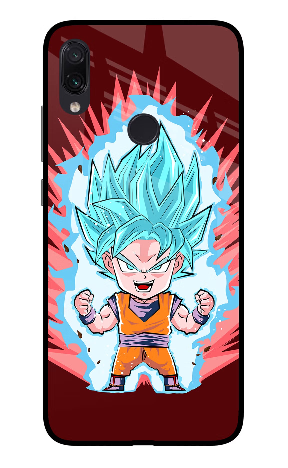 Goku Little Redmi Note 7 Pro Glass Case