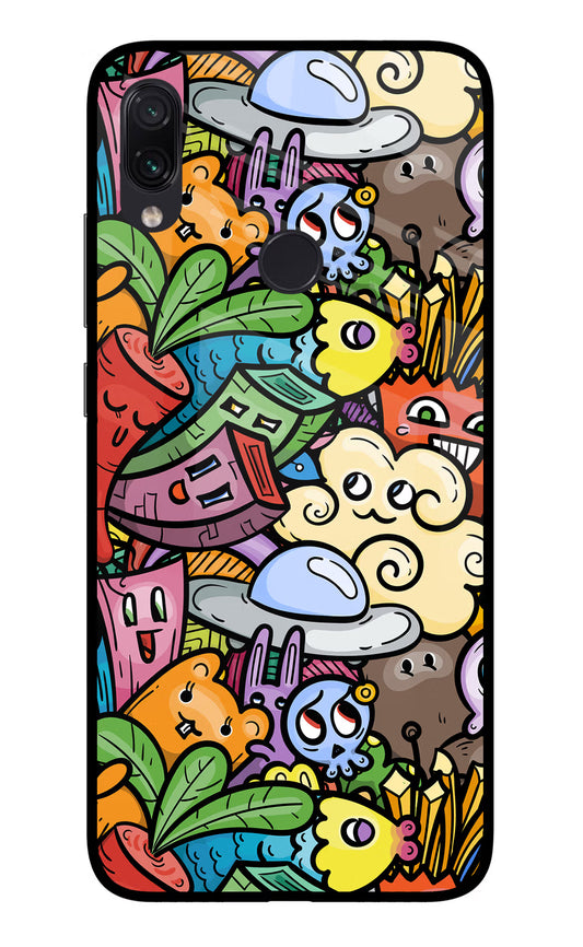 Veggie Doodle Redmi Note 7 Pro Glass Case