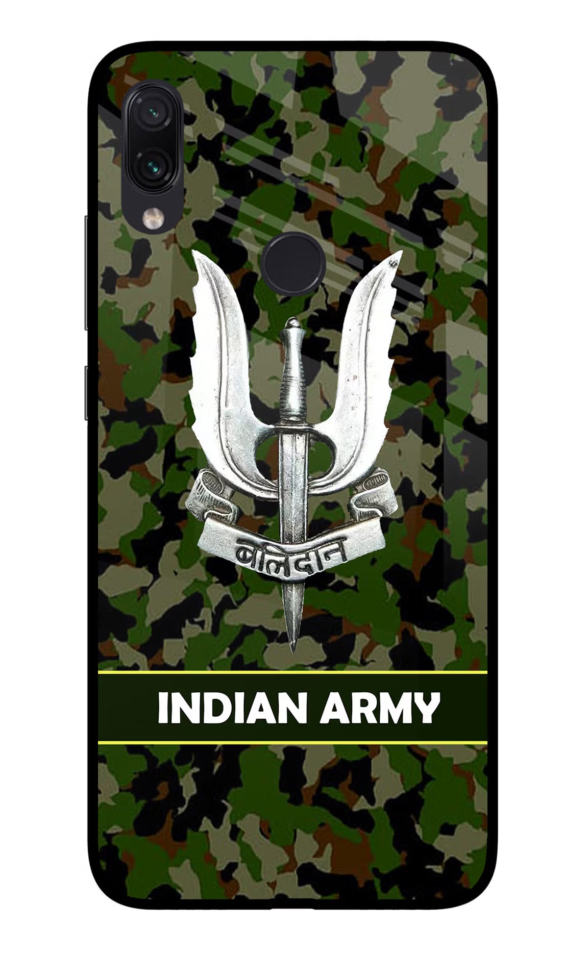 Balidan Indian Logo Redmi Note 7 Pro Glass Case