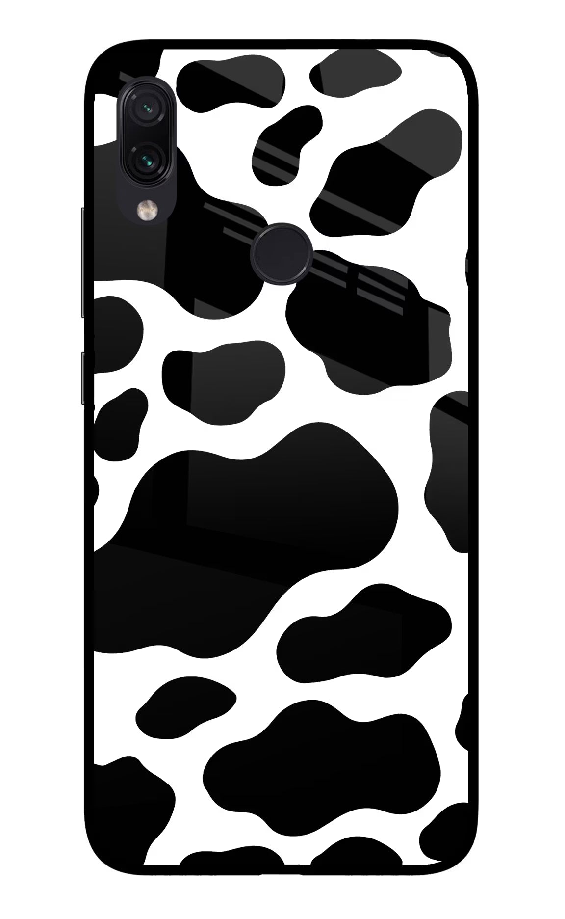 Cow Spots Redmi Note 7 Pro Glass Case Back Cover by Casekaro