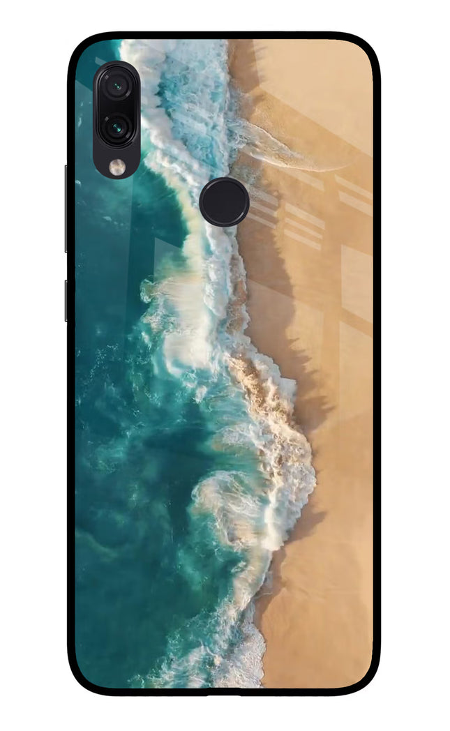 Ocean Beach Redmi Note 7 Pro Glass Case Back Cover by Casekaro