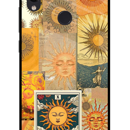 Sun Redmi Note 7 Pro Glass Case Back Cover by Casekaro