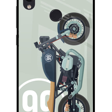 Classic Cafe Racer 99 Redmi Note 7 Pro Glass Case Back Cover by Casekaro