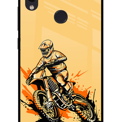 Off-Road Fury Redmi Note 7 Pro Glass Case Back Cover by Casekaro
