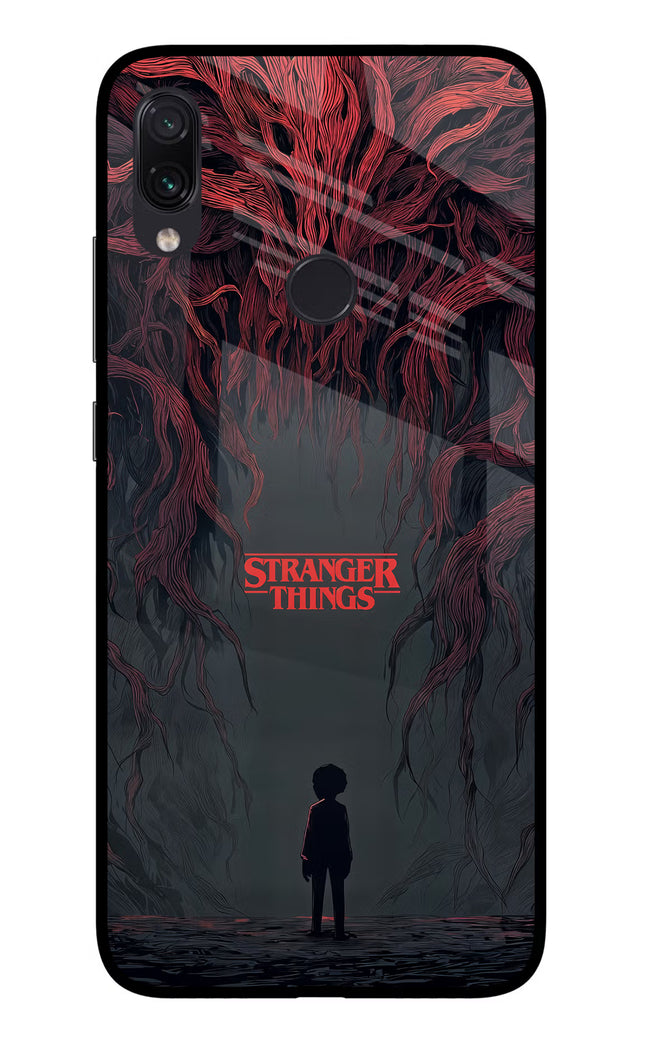 Ordinary Things Dark Side Redmi Note 7 Pro Glass Case Back Cover by Casekaro