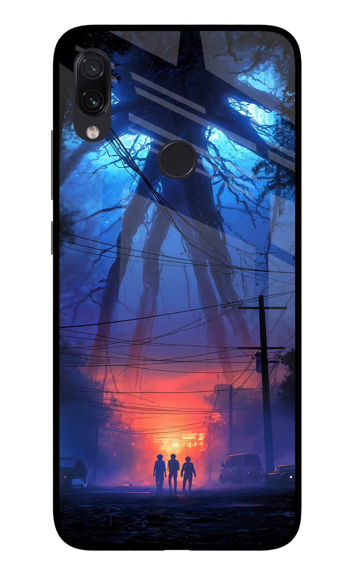 Ordinary Things Shadow Redmi Note 7 Pro Glass Case Back Cover by Casekaro
