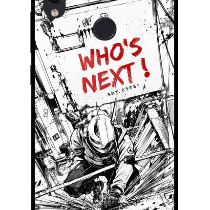 Who's Next Redmi Note 7 Pro Glass Case Back Cover by Casekaro