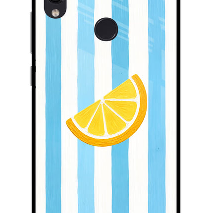 Summer Lemon Redmi Note 7 Pro Glass Case Back Cover by Casekaro