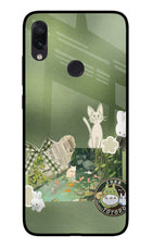 Aesthetic anime Redmi Note 7 Pro Glass Case