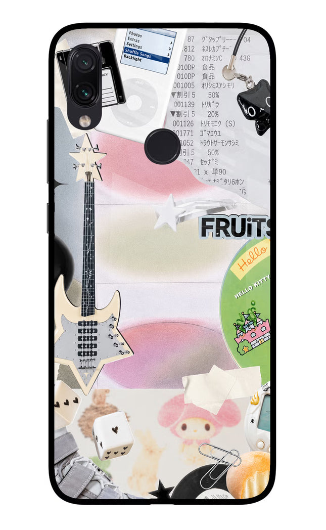 Softcore case Redmi Note 7 Pro Glass Case Back Cover by Casekaro