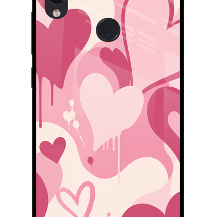 Hearty case Redmi Note 7 Pro Glass Case Back Cover by Casekaro