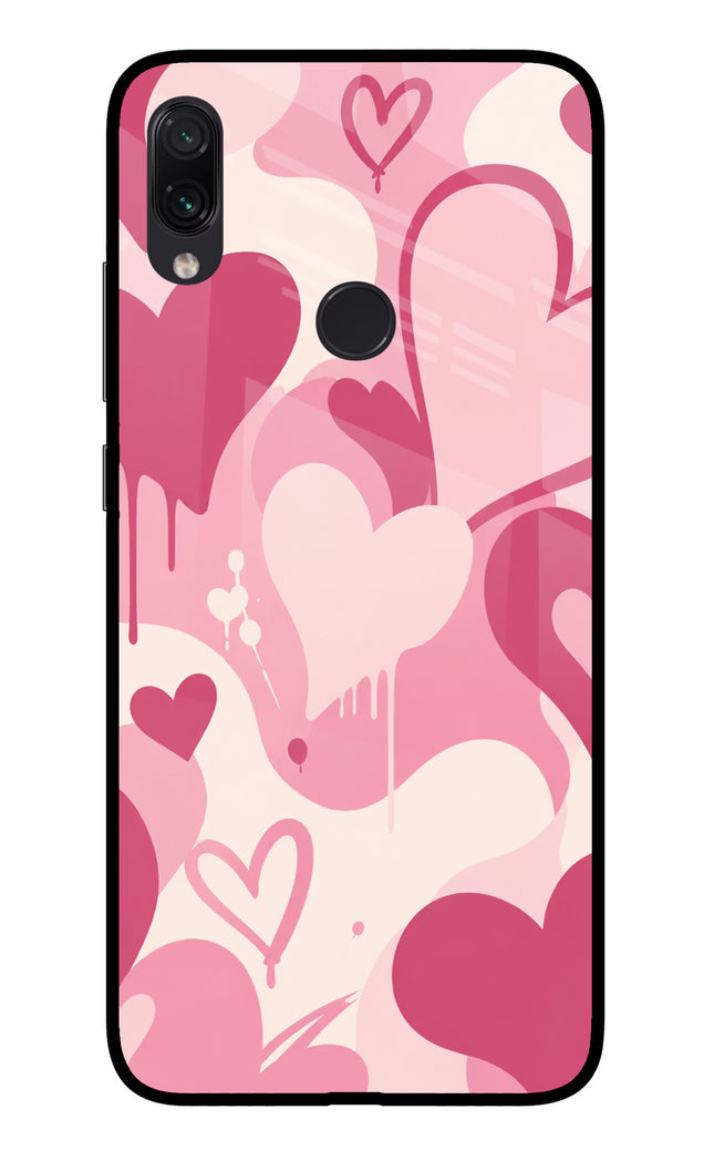 Hearty case Redmi Note 7 Pro Glass Case Back Cover by Casekaro