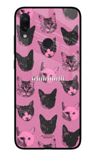 Pink Cats Redmi Note 7 Pro Glass Case