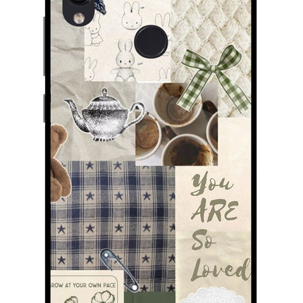 Cookie Redmi Note 7 Pro Glass Case Back Cover by Casekaro
